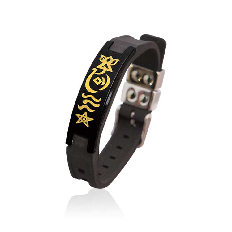 身心顺畅翡翠健康手环（黑）