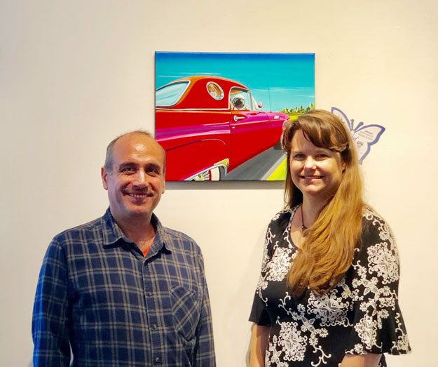 Dr. Helen Lavretsky purchased Cindy’s paintings for her granddaughters.