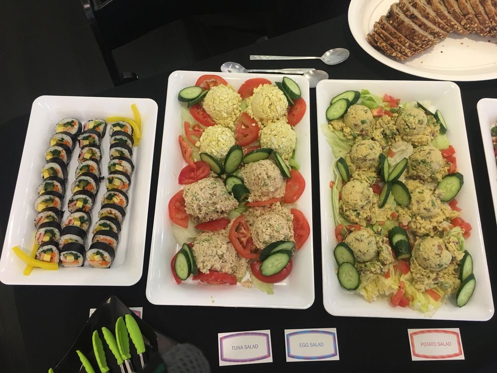 Light lunch prepared for the fun-filled talk ahead.