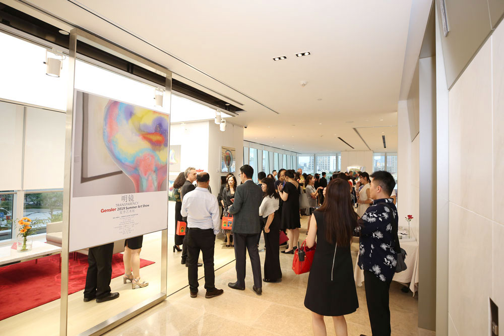 「Clear Mirror～Transparency」exhibition opens at Gensler Shanghai office