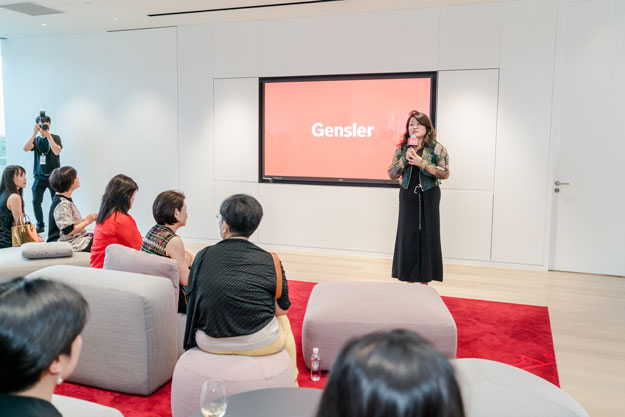 Gensler大中華區執行總裁李曉梅親自出席開幕儀式,盛讚「明鏡.印象」系列