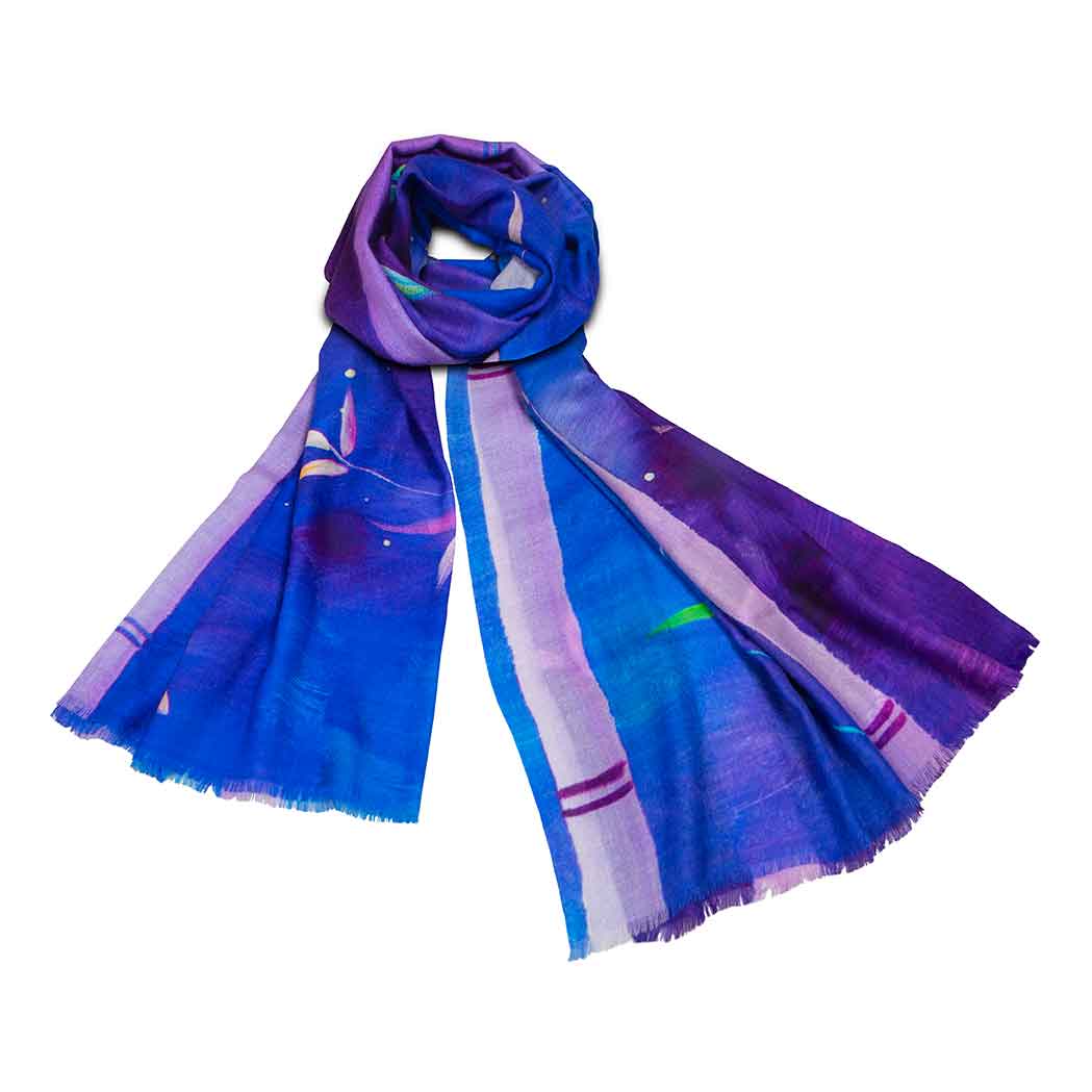 香华天艺术围巾 得意满足智