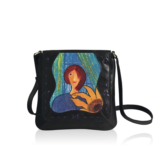 Daughter of Sunflower 4 Shagreen Cross Body Bag