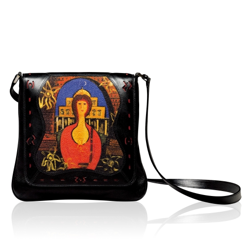 Daughter of Sunflower 1 Shagreen Cross Body Bag