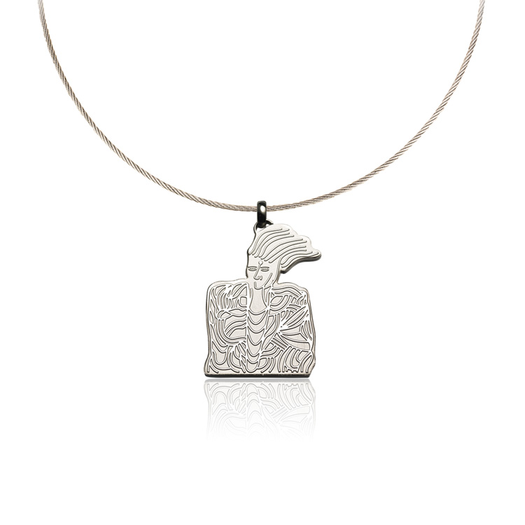 The King of Dharma Guardian Stainless Steel Pendand