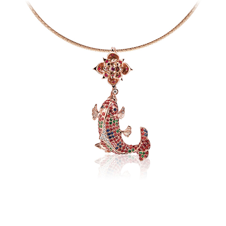 腾跃龙门 坠子／别针两用款