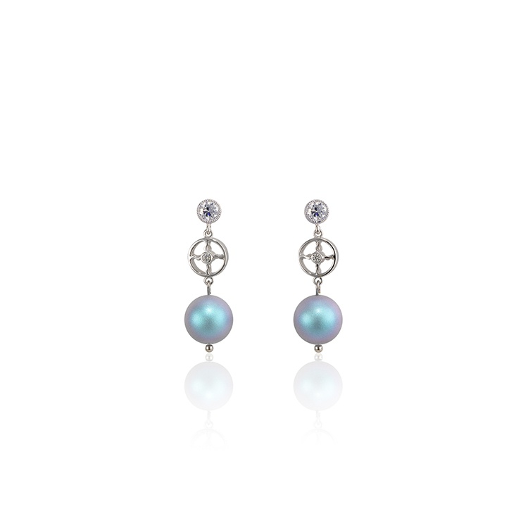 The Huayan Essence Earrings (Blue)