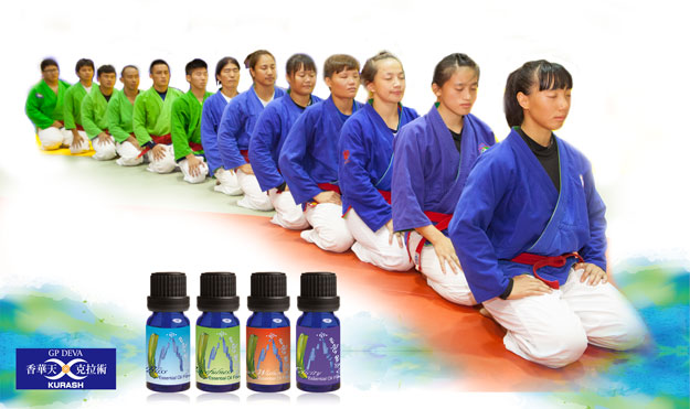 香華天贊助克拉術亞運選手使用香格里拉系列複方精油